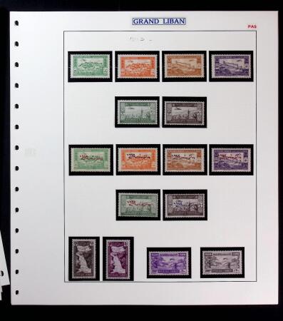 1919-24 Belle collection Syrie et Grand Liban, neuf