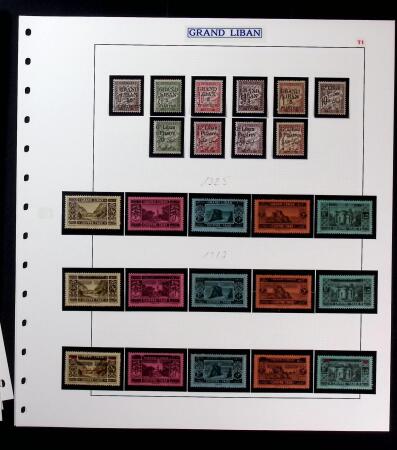 1919-24 Belle collection Syrie et Grand Liban, neuf