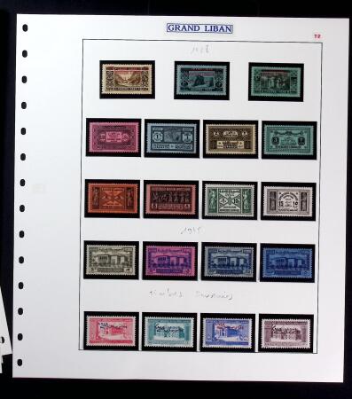 1919-24 Belle collection Syrie et Grand Liban, neuf