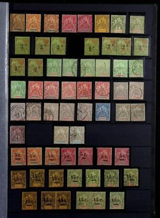1885-1974 Collection de Réunion en 2 classeurs, menée