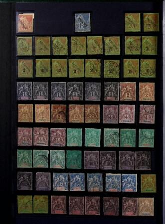 1885-1974 Collection de Réunion en 2 classeurs, menée