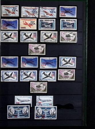 1885-1974 Collection de Réunion en 2 classeurs, menée