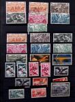 1885-1974 Collection de Réunion en 2 classeurs, menée