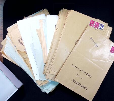 1974 +120 lettres adressées à LINVOSGES, la plupart