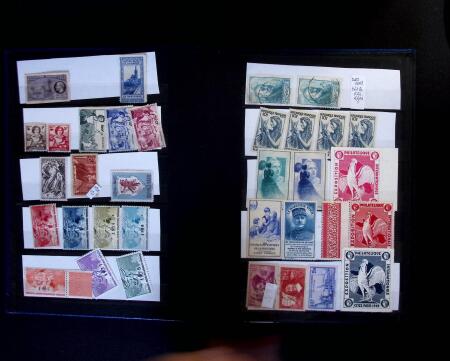 1855-1990 Mint & used all-world assembly in stockbooks