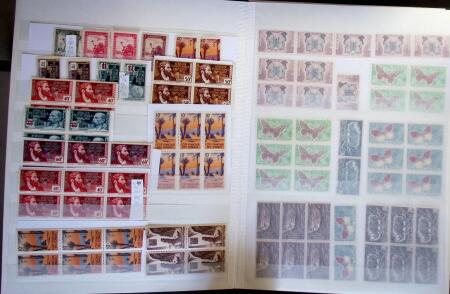 1855-1990 Mint & used all-world assembly in stockbooks