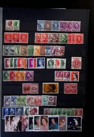 1855-1990 Mint & used all-world assembly in stockbooks