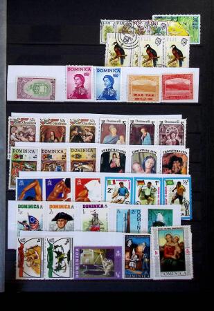 1855-1990 Mint & used all-world assembly in stockbooks