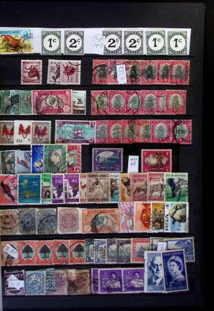 1855-1990 Mint & used all-world assembly in stockbooks