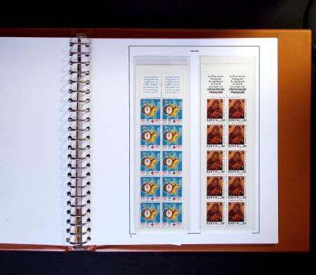 1849-2001 Deux collections de France avec faciale intéressante