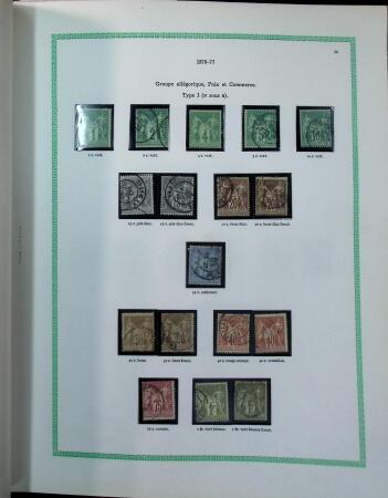 1849-1980 Collection de neufs et d'oblitérés dont