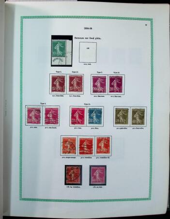 1849-1980 Collection de neufs et d'oblitérés dont