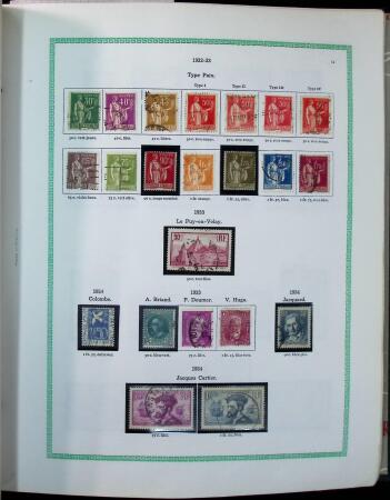 1849-1980 Collection de neufs et d'oblitérés dont
