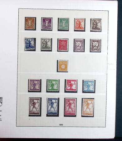 1918-1943 Mostly mint collection of Yugoslavia in Lindner