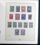 1918-1943 Mostly mint collection of Yugoslavia in Lindner