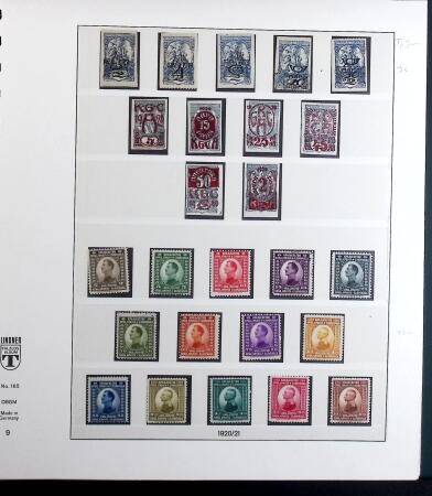 1918-1943 Mostly mint collection of Yugoslavia in Lindner