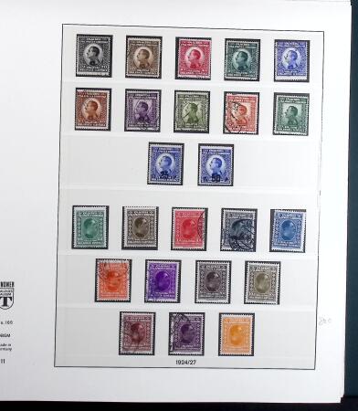 1918-1943 Mostly mint collection of Yugoslavia in Lindner