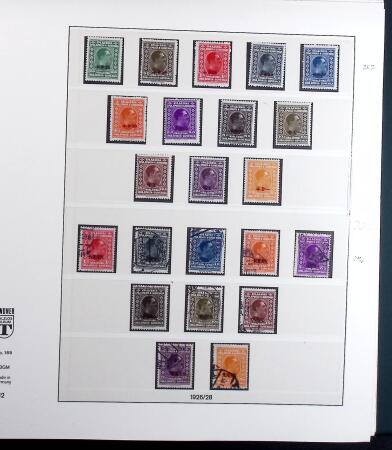 1918-1943 Mostly mint collection of Yugoslavia in Lindner