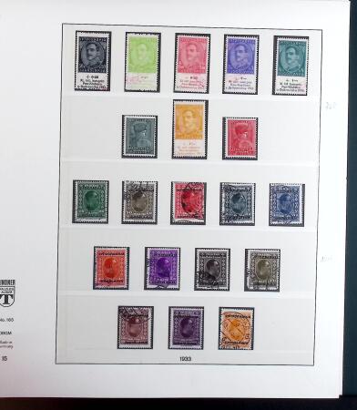 1918-1943 Mostly mint collection of Yugoslavia in Lindner