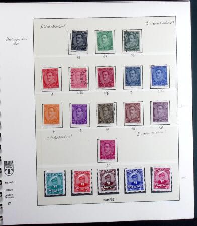 1918-1943 Mostly mint collection of Yugoslavia in Lindner