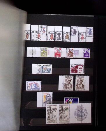 1981-2007 Collection de timbres neufs de France +doubles