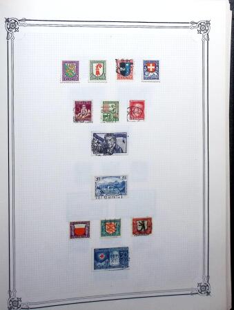 1854-1999, Mint and used collection of Switzerland