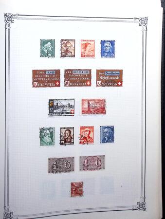 1854-1999, Mint and used collection of Switzerland