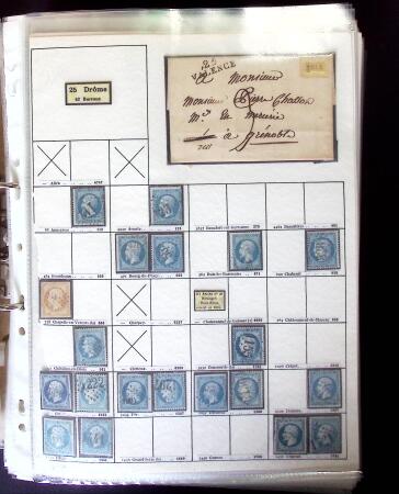 1770-1990 Collection de lettres avec Marques postales