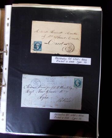1770-1990 Collection de lettres avec Marques postales