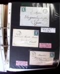 1770-1990 Collection de lettres avec Marques postales