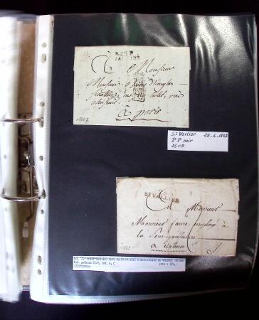 1770-1990 Collection de lettres avec Marques postales