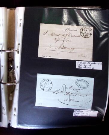 1770-1990 Collection de lettres avec Marques postales