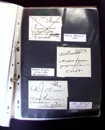 1770-1990 Collection de lettres avec Marques postales