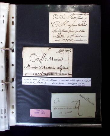 1770-1990 Collection de lettres avec Marques postales