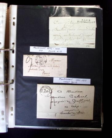 1770-1990 Collection de lettres avec Marques postales