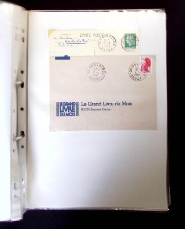 1770-1990 Collection de lettres avec Marques postales