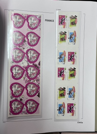 1970-2012 Collection de timbres neufs de France en