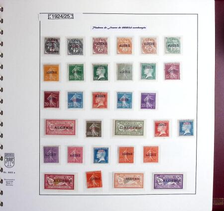 1924-2007 Collection de timbres neufs d'Algérie en