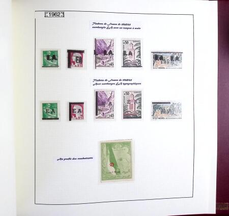 1924-2007 Collection de timbres neufs d'Algérie en