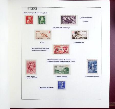 1924-2007 Collection de timbres neufs d'Algérie en