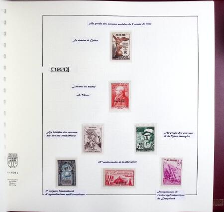1924-2007 Collection de timbres neufs d'Algérie en