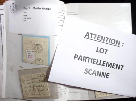 1711-1960 Collection de lettres départementales sur le