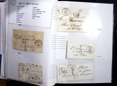 1711-1960 Collection de lettres départementales sur le