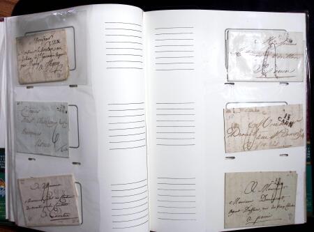 1711-1960 Collection de lettres départementales sur le