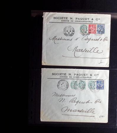 1844-1915 +170 lettres des BFE dont Dardanelles, Smyrne,