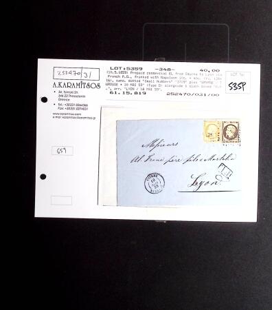 1844-1915 +170 lettres des BFE dont Dardanelles, Smyrne,