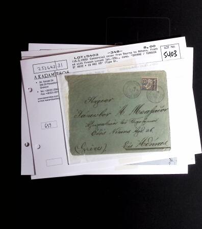 1844-1915 +170 lettres des BFE dont Dardanelles, Smyrne,