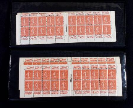 1930-2007 Lot de carnets dont nombreux avec coins-daté,