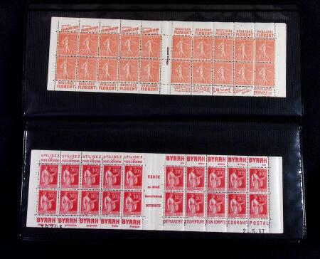 1930-2007 Lot de carnets dont nombreux avec coins-daté,