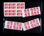1930-2007 Lot de carnets dont nombreux avec coins-daté,